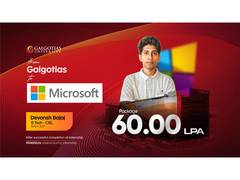 
      
      Galgotias University Student Secures 60 LPA at Microsoft
      
      