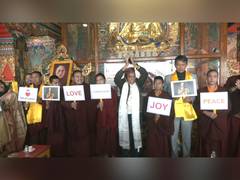 
      
      Industrialist-turned author launches two books on Dalai Lama
      
      