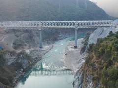 
      
      Rishikesh-Karnprayag rail link's construction underway
      
      