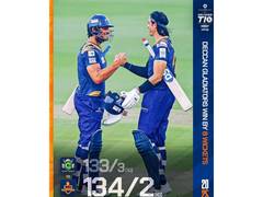 
      
      Abu Dhabi T10: Wiese, Stoinis power Deccan Gladiators to win
      
      