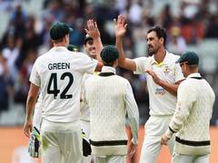 
      
      Starc, Stokes star with ball on Day 1 of Ashes opener in Perth
      
      
