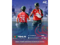 
      
      Habibur, Meherob take Bangladesh A to 194 in Asia Cup semifinal
      
      