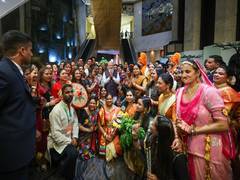 
      
      Indian diaspora welcome PM Modi with cultural performances
      
      