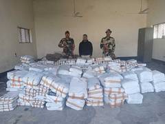 
      
      BSF seizes Rs 74 lakh goods in Tripura
      
      