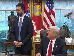 
      
      Trump jokes about being called 