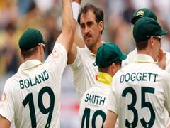 
      
      Ashes 1st Test: Starc, Boland shine as Aussies set 205 to win
      
      