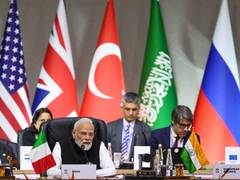 
      
      PM Modi during address at G20 Leaders' Summit
      
      