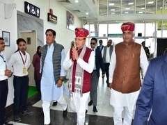 
      
      CM Dhami inaugurates 2nd floor of Ashram in Rajasthan
      
      