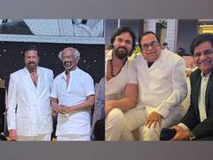 
      
      Rajinikanth, Brahmanandam and others celebrate Mohan Babu
      
      