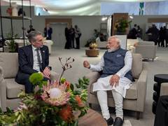 
      
      PM Modi meets Netherlands PM Dick Schoof on G20 Summit sidelines
      
      