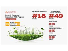 
      
      Galgotias Among India's Top Institutions in QS Sustainability 
      
      