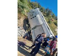 
      
      Uttarakhand: Rescue operations underway as bus falls in gorge
      
      