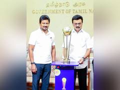 
      
      Udhayanidhi Stalin inspects arrangements at Radhakrishnan Stadium
      
      
