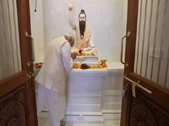 
      
      PM Modi offers prayers at Saptmandir ahead of flag-hoisting
      
      