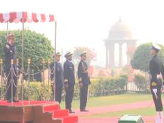 
      
      Moroccon Navy's Rear Admiral Mohamed Tahin visits India
      
      