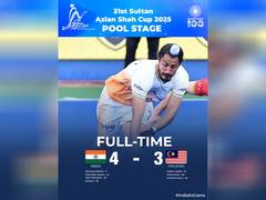 
      
      India clinch narrow win against Malaysia at Sultan Azlan Shah Cup
      
      