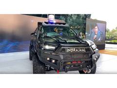 
      
      Indrajaal anti-drone patrol vehicle
      
      