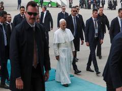
      
      Pope Leo XIV arrives in Turkey on first foreign trip 
      
      