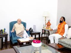 
      
      Bihar Deputy CM Samrat Choudhary meets Amit Shah in Delhi
      
      