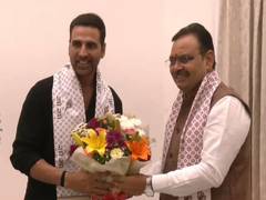 
      
      Akshay Kumar meets CM Bhajanlal Sharma
      
      