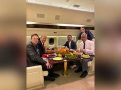 
      
      Trump, Elon Musk appear together in RFK Jr’s Thanksgiving photo
      
      