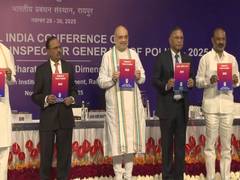 
      
      Amit Shah attends all-India conference of DGPs, IGs in Raipur
      
      