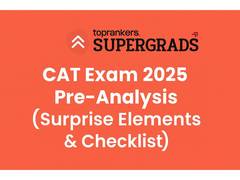 
      
      CAT Exam 2025 Pre-Analysis (Surprise Elements Exam Day Essentials
      
      
