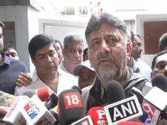 
      
      DK Shivakumar after breakfast meeting with Siddaramaiah
      
      