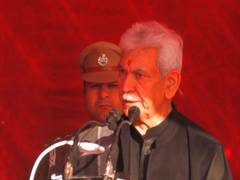 
      
      J-K: LG Manoj Sinha lays foundation for 341 houses
      
      