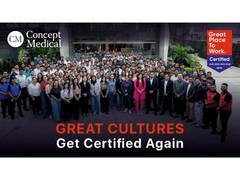 
      
      Concept Medical Group Earns Great Place To Work® Certification
      
      