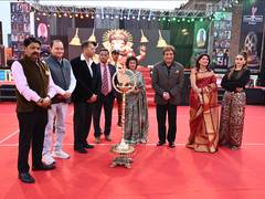 
      
      Prof. S. P. Singh Baghel, Raj Babbar & Dignitaries Grace NAVRAS
      
      