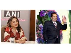 
      
      Madhuri remembers Dharmendra, calls him 