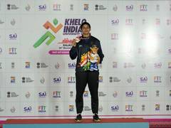 
      
      Choudhary breaks meet record to clinch Hammer Throw gold
      
      