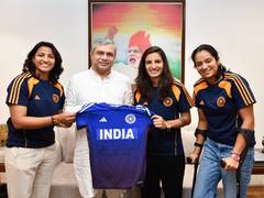 
      
      Indian Railways promotes Sneh Rana, Renuka Singh, Pratika Rawal
      
      