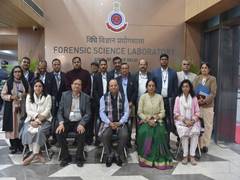 
      
      Delhi LG V K Saxena visits Rohini Forensic Science Laboratory
      
      