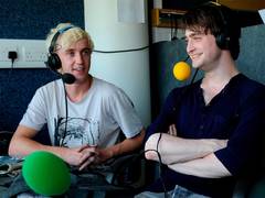 
      
      'Harry Potter' stars Daniel Radcliffe, Tom Felton reunited
      
      