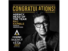 
      
      Ad veteran Raj Kamble receives highest honour 
      
      