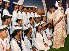 
      
      Indian Navy showcases maritime strength on Navy Day 2025
      
      