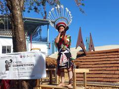 
      
      Hornbill Festival hosts traditional horn blowing competition
      
      