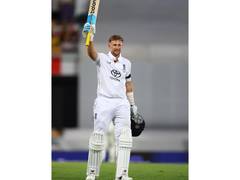 
      
      Pink-ball Test day one ends with a good omen for England
      
      