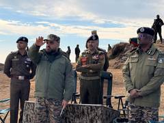 
      
      J&K: DGP Prabhat reviews security situation in Udhampur
      
      