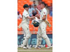 
      
      Weatherald, Labuschagne, Smith lead Australia to 378/6 at Stumps
      
      