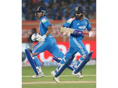 
      
      'Ro-Ko' shine, Jaiswal gets maiden ODI ton as India secure series
      
      