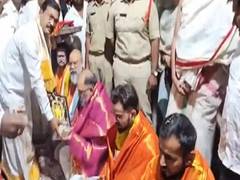 
      
      Kohli offers prayer at Sri Lakshmi Narasimha Swamy temple
      
      