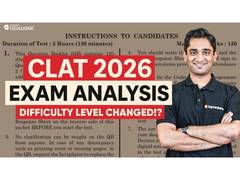 
      
      CLAT 2026 Exam Analysis by Harsh Gagrani, Co-Founder, LegalEdge
      
      