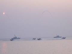 
      
      Indian Navy conducts operational demonstration at Porbandar
      
      