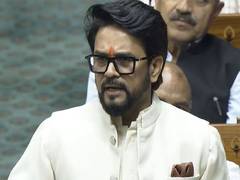 
      
      'Congress afraid to discuss Vande Mataram': Anurag Thakur
      
      