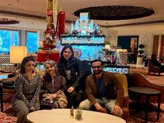 
      
      Saif, Sara, Soha celebrate Sharmila Tagore's 81st birthday
      
      
