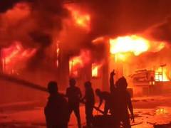 
      
      Massive fire breaks out in Dadra industrial area; dousing efforts
      
      