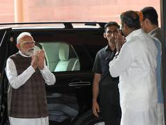 
      
      PM Modi arrives for NDA Parliamentary party meeting
      
      